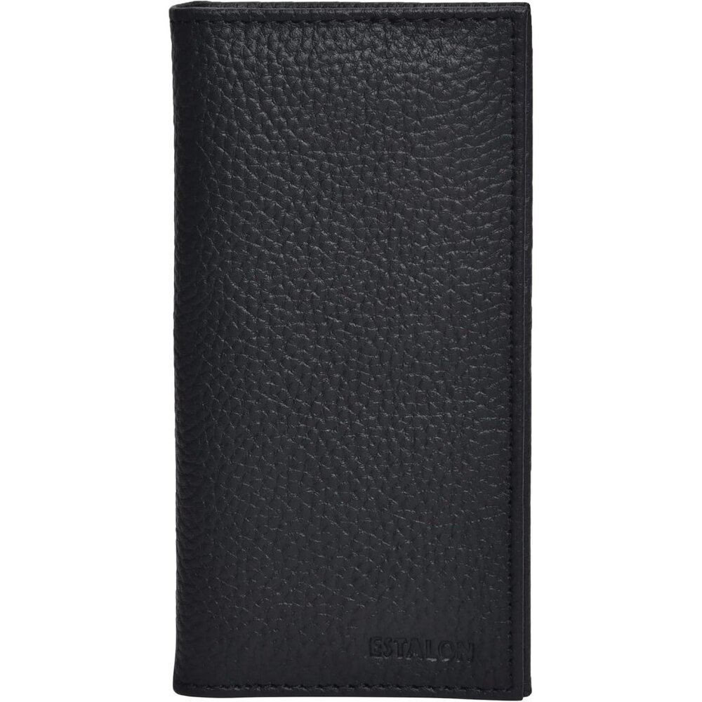 Leather Standard Register Checkbook Case Ebony